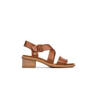 Pikolinos Femme Blanes Sandale talon, Brandy, 39 EU