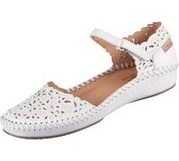 Pikolinos Femmes Sandales talon fermé compensé Cutouts P. Vallarta 655-0906, Taille:40 EU, Couleur:Blanc