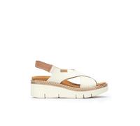 Pikolinos Sandales à semelles compensées GOMERA en cuir Femme couleur NATA