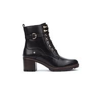 Pikolinos Bottines femme LLANES à talon en cuir à lacets Noir Taille 37