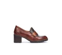Pikolinos Llanes Chaussures à Talon Femme | Cuir | Élastique | Marron