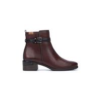 Pikolinos Malaga Bottines à Talon Femme | Cuir | Éclair | Marron