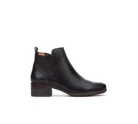 Pikolinos Malaga Bottines à Talon Femme | Cuir | Éclair | Noir