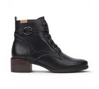 Pikolinos Malaga Bottines Cheville Cuir Noir Talon Moyen 4 cm Zip