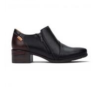 Pikolinos Malaga Bottines Femme Cuir Noir Talon Bas 4 cm Zip Confort