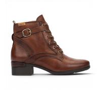 Pikolinos Malaga Bottines Marron Cuir Femme Talon 4 cm Fermeture Éclair