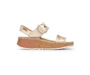 Pikolinos - Marina Platform Sandal - Femme - Chaussures - Jaune - Taille: 36 EU