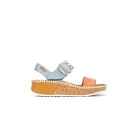 Pikolinos Marina Sandales Compensées Femme | Cuir | Scratch | Orange