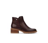 Pikolinos Medina Bottines à Talon Femme | Cuir | Fermeture Éclair | Marron