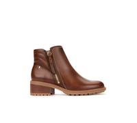 Pikolinos Medina Bottines à Talon Femme | Cuir | Fermeture Éclair | Marron