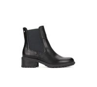 Pikolinos Medina Bottines Chelsea à Talon Femme | Cuir | Éclair | Noir