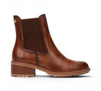 Pikolinos Medina Bottines Chelsea Marron Cuir Zip Talon 4,5 cm Femme