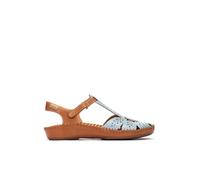 Pikolinos P. Vallarta Sandales Femme | Cuir | Fermeture à Scratch | Bleu