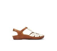 Pikolinos P. Vallarta Sandales Femme | Cuir | Fermeture à Scratch | Blanc