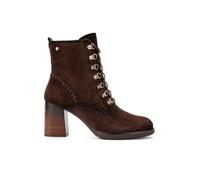 Pikolinos Palencia Bottines à Talon Femme | Cuir | Marron Foncé