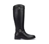 Pikolinos Puertollano Bottes Femme | Cuir | Éclair | Talon Moyen | Noir