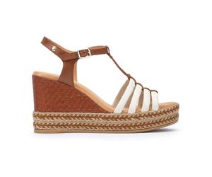 Pikolinos - Ronda Wedge Sandal - Femme - Chaussures - Blanc - Taille: 42 EU