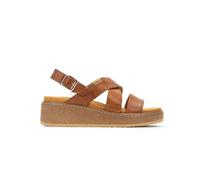 Pikolinos - Sandale en cuir marron avec semelle amovible - Femme - Chaussures - Brun - Taille: 36 EU