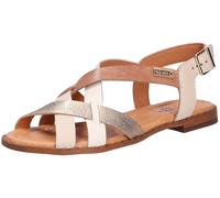 PIKOLINOS Sandales à lanières 'Algar' beige / marron / or, Taille 42
