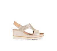 Pikolinos Sandales à semelles compensées en Cuir AGUADULCE pour Femme Color CARRARA