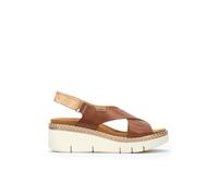 Pikolinos Sandales à semelles compensées en Cuir GOMERA pour Femme Color BRANDY