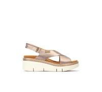 Pikolinos Sandales à semelles compensées en Cuir GOMERA pour Femme Color STONE