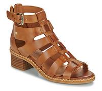 Sandales à Talon en Cuir BLANES pour Femme Color Brandy