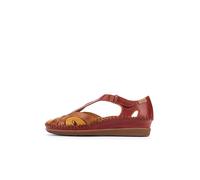 PIKOLINOS Sandales 'Cadaques' cognac / pueblo / rouge rouille, Taille 39