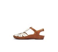 PIKOLINOS Sandales cognac / blanc, Taille 37