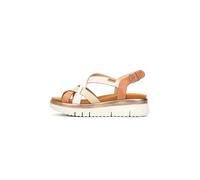 PIKOLINOS Sandales 'Palma' chamois / orange / blanc, Taille 36