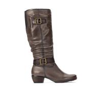 Pikolinos Utiel Bottes Femme | Cuir | Éclair | Talon Moyen | Gris