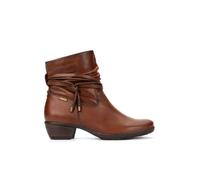 Pikolinos Utiel Bottines à Talon Femme | Cuir | Éclair | Marron