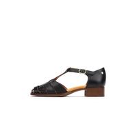 Pikolinos Valencia Chaussures Semi-Ouvertes Femme | Cuir | Boucle | Noir