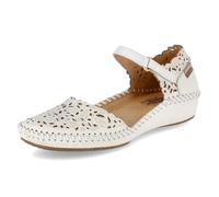 Pikolinos Vallarta Ballerines cuir beige femme - bride auto-agrippante, talon 3 cm 42