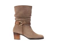 Pikolinos Zamora Bottes Femme | Cuir | Éclair | Talon Moyen | Beige