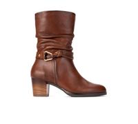 Pikolinos Zamora Bottes Femme | Cuir | Éclair | Talon Moyen | Marron