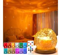 PIKOY Lumières Sensorielles Cadeaux pour Adolescentes, Éclairage d'Ambiance 18 Couleurs, Projecteur Veilleuse Dimmable pour Chambre, Télécommande et Contrôle USB Projecteur Lumière Aurore, Cadeaux