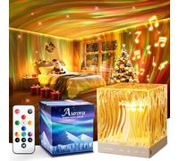PIKOY Veilleuse Musicale et Lumineuse, Bluetooth+15 Bruit Blanc Veilleuse Lampe Chevet, 360 Effets Lumineux Lampe de Chevet Chambre,Projecteur Led Lumineux Prise Electrique Deco Chambre