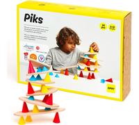 Piks Small Kit-Jeu Éducatif En Bois Et Silicone-Avec Livret D'instructions-24 Pièces,Divers