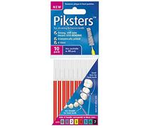 PIKSTERS Lot de 10 brosses Rouge, 0,65 mm, Avantage Pack de 3 (3 x 10)