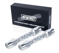 PIKWO Lot de 2 kits de réparation de tuyau hydraulique, diamètre intérieur de 9,5 mm, réutilisable