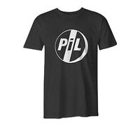 Pil Public Image Limited T-Shirt Black Graphic Unisex Tee Shirt S
