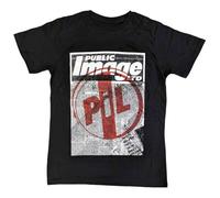 Pil Public Image Ltd T Shirt Affiche Nouveau Officiel Unisex Noir Size M