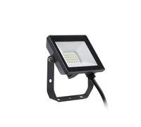 PILA Projecteur LED extérieur, 20 W, non réglable, lumière blanche neutre (4000 K), 1900 lumens, aluminium, IP65, IK06, classe I, durée de vie de 35 000 h, câble de 30 cm