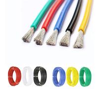 Pilang zxxin-Fil de cuivre Câble de câble résistant à la Chaleur Fil de Silicone Souple, 12AWG -30AWG, connecteur Fil Polyvalent (Color : Blue, Specification : 12 AWG 1 Meter)