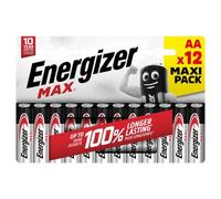 Piles Alcalines Energizer Max AA/LR6 - pack de 12