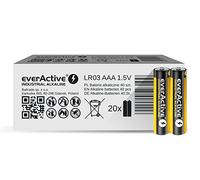 PILAS ALCALINAS EVERACTIVE Industrial Alkaline LR03 AAA - CAJA DE CARTÃ“N - 40 PIEZAS