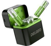 Pilas Recargable Lithium Aa 8 Pack With Charger,3600 Mwh High Capacity Aa Lithium Battery,1.5 V Constant Output,Double A Long-Life Li-Ion Battery More Than 2000 Cycles