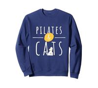 Pilates And Cats Owner Lover Instructor Teacher Gift Sweatshirt