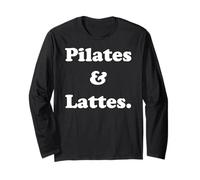 Pilates And Lattes Fitness Motivation Funny Saying Manche Longue